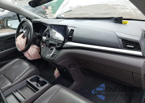 2019 Honda Odyssey Touring из США, поврежденный, VIN 5FNRL6H87KB100211